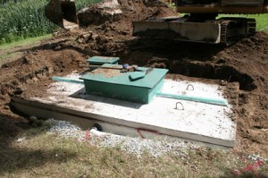 Installation de fosse septique